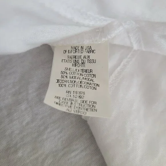 Helmut Lang Men’s Oversized Logo T-Shirt White Size XL - Picture 4 of 8